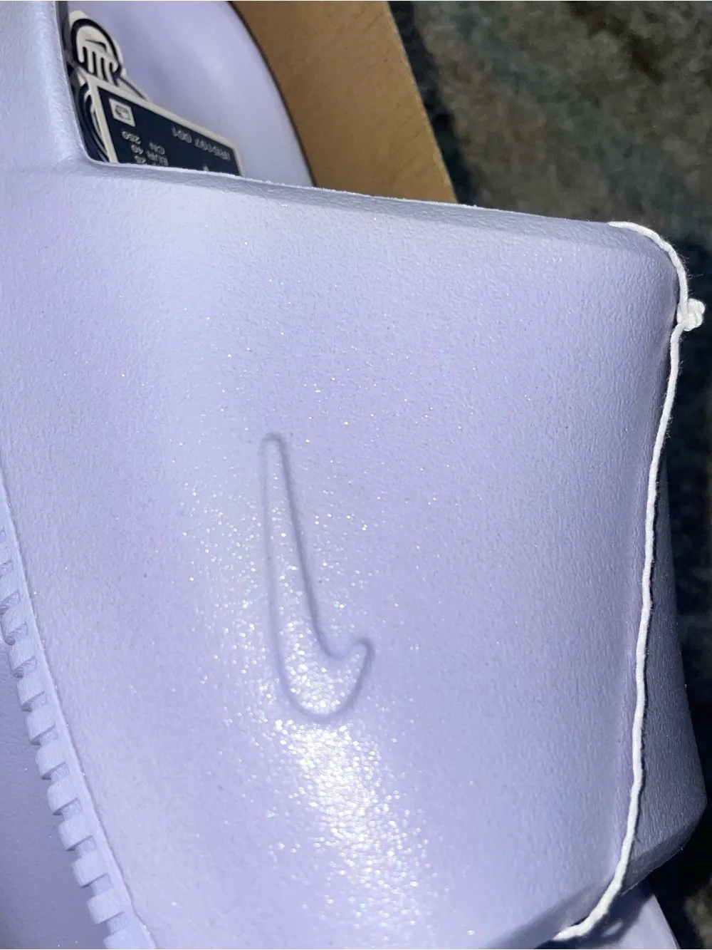 Nike Kids Calm slides Shimmer Lavender